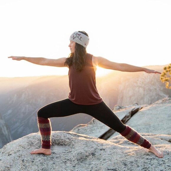 Andes Gifts Alpaca Blend Tahoe Leg Warmers - Picture 2 of 8